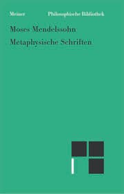 Cover von Metaphysische Schriften