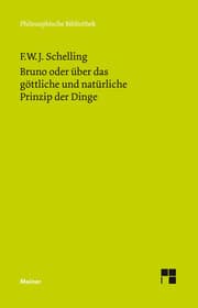 Cover von Bruno oder über das göttliche und natürliche Prinzip der Dinge
