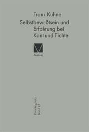 Cover von Selbstbewußtsein und Erfahrung bei Kant und Fichte