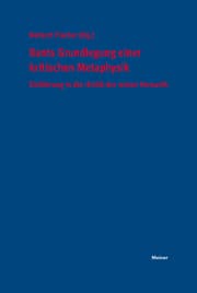 Cover von Kants Grundlegung einer kritischen Metaphysik