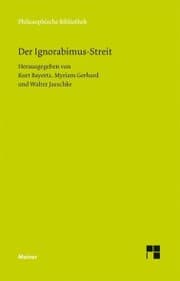Cover von Der Ignorabimus-Streit