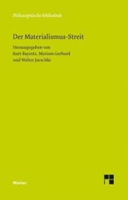 Cover von Der Materialismus-Streit