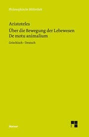 Cover von De motu animalium. Über die Bewegung der Lebewesen