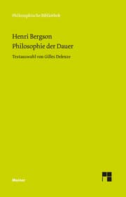 Cover von Philosophie der Dauer