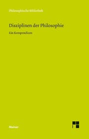 Cover von Disziplinen der Philosophie