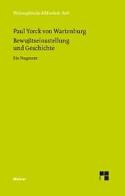 Cover von Bewusstseinsstellung und Geschichte