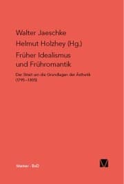 Cover von Früher Idealismus und Frühromantik