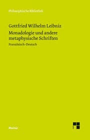 Cover von Monadologie und andere metaphysische Schriften