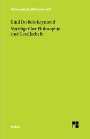 Cover von Vorträge über Philosophie und Gesellschaft