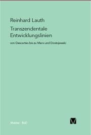 Cover von Transzendentale Entwicklungslinien von Descartes bis zu Marx und Dostojewski