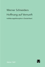 Cover von Hoffnung auf Vernunft