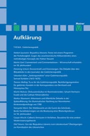 Cover von Aufklärung, Band 26: Gelehrtenrepublik
