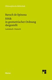 Cover von Ethik in geometrischer Ordnung dargestellt
