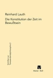 Cover von Die Konstitution der Zeit im Bewusstsein