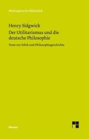 Cover von Der Utilitarismus und die deutsche Philosophie