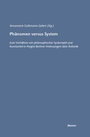 Cover von Phänomen versus System