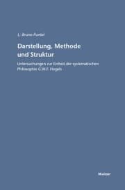 Cover von Darstellung, Methode und Struktur