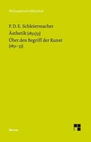 Cover von Ästhetik (1832/33). Über den Begriff der Kunst (1831-33)