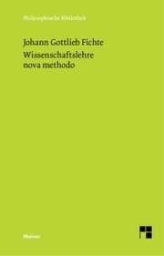 Cover von Wissenschaftslehre nova methodo