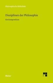 Cover von Disziplinen der Philosophie