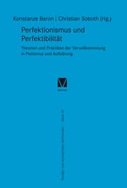 Cover von Perfektionismus und Perfektibilität