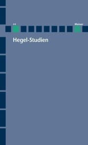 Cover von Hegel-Studien Band 44