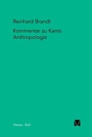 Cover von Kritischer Kommentar zu Kants Anthropologie in pragmatischer Hinsicht (1798)