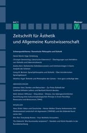 Cover von Theoretische Philosophie und Ästhetik