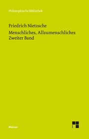 Cover von Menschliches, Allzumenschliches 2 (Neue Ausgabe 1886)
