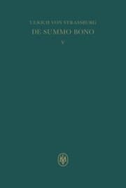 Cover von De summo bono. Liber V