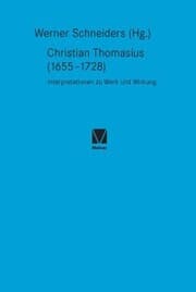 Cover von Christian Thomasius (1655-1728)