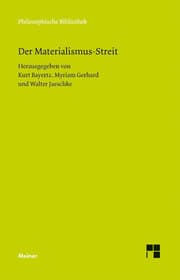 Cover von Der Materialismus-Streit