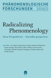 Cover von Radicalizing Phenomenology. Neue Perspektiven - Nouvelles perspectives
