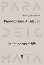 Cover von Paradox und Ausdruck in Spinozas 'Ethik'