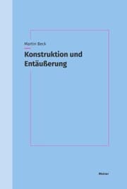 Cover von Konstruktion und Entäußerung