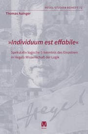 Cover von 'Individuum est effabile'