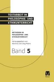 Cover von Textarbeit im Philosophie- und Ethikunterricht