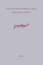 Cover von Gesammelte Werke / Jenaer Systementwürfe II