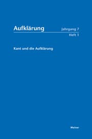 Cover von Kant und die Aufklärung