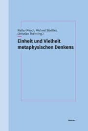 Cover von Einheit und Vielheit metaphysischen Denkens