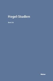 Cover von Hegel-Studien Band 36