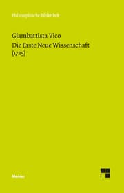 Cover von Die Erste Neue Wissenschaft (1725)