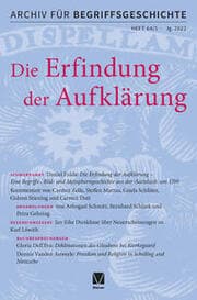 Cover von Archiv für Begriffsgeschichte. Band 64,1