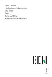 Cover von Ziele und Wege der Wirklichkeitserkenntnis