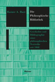 Cover von Die 'Philosophische Bibliothek'