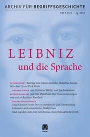 Cover von Archiv für Begriffsgeschichte. Band 65,2