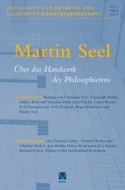 Cover von Zeitschrift für Ästhetik und allgemeine Kunstwissenschaft, Band 68/2