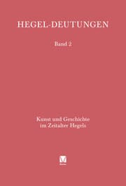 Cover von Kunst und Geschichte im Zeitalter Hegels