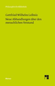 Cover von Neue Abhandlungen über den menschlichen Verstand