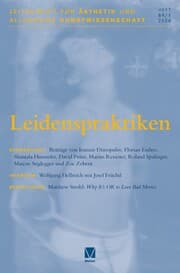 Cover von Leidenspraktiken